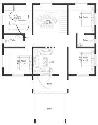 Modern 3 Bedroom One Story House Plan