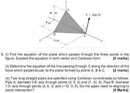 Vector And Cartesian Form 5 Marks