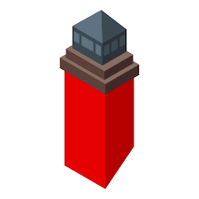 Home Chimney Icon Isometric