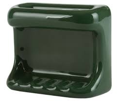 H46w Ceramic Soap Dish With Washcloth