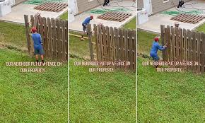 Neighbour Who Built Fence Through