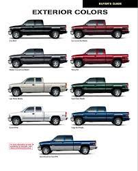 2002 Silverado Paint Options Chevy Trucks