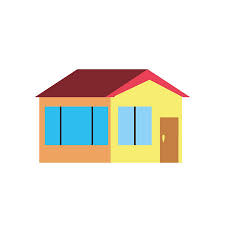 Exterior House Isolated Icon Vector