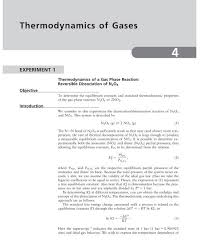 Thermodynamics Of Gases W H Freeman