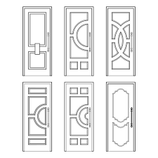 Technical Drawing Doors Interior
