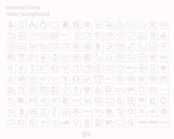 Pink Pastel App Icons Bundle 600