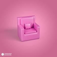 Sofa With Cushions Icon Isolated 3d