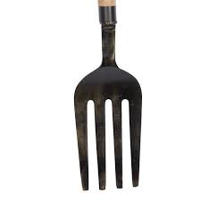 Black Aluminum Spoon And Fork Utensils Wall Decor Set Of 2 8 W 35 H
