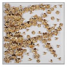 Gold Flora Foil Wall Art