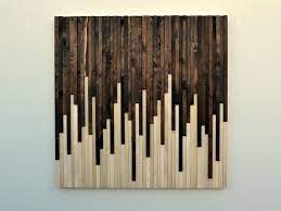 Wood Wall Art Commission Art Wood Slat