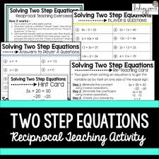 Two Step Equations Reciprocal Learning