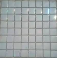 White Glass Mosaic Tiles