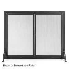 Classic Fireplace Screen With Doors