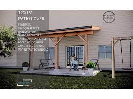 Patio Cover Plans 12x18 For Diy