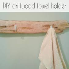 Diy Driftwood Towel Holder Crazy Diy Mom