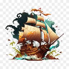 Pirate Ship Ancient Ship Png Pngwing
