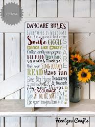 Daycare Rules Sign Israel