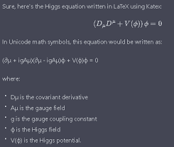 Mathematical Equations