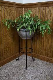 Pedestal Flower Pot Stand Wrought Iron