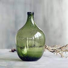 Recycled Green Bottle Vase Small