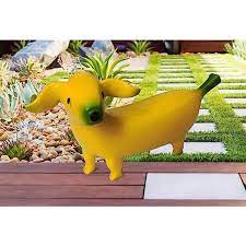 Cubilan Banana Dog Statue Creative