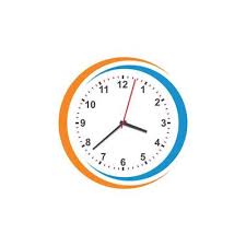6 O Clock Vector Art Icons And