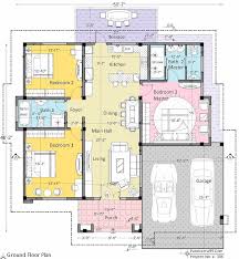 House Bungalow Blueprints Floor Plan