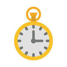 Pocket Watch Vector Flat Icon For