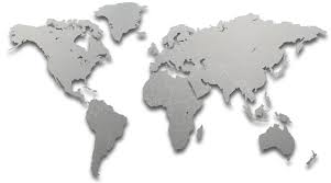 Mapawall Stainless Steel World Map