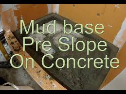 Mortar Shower Pan On Concrete