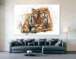 Tiger Wall Art Tiger Canvas Print