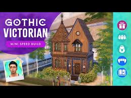Gothic Victorian Tiny Home Sims 4