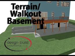 Terrain Walkout Basement Retaining