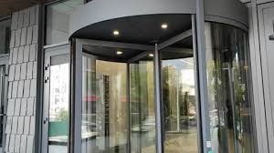 A Revolving Door In Modern Buildings