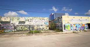 Graffiti On Old Abandoned Warehouses