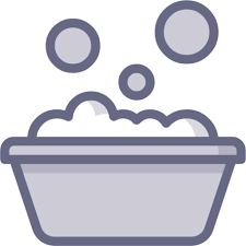Clean Wash Basin Icon For