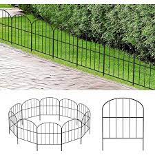 Garden Fence 10 Ft L X 16 5 In H Rustproof Metal Wire Panel Arched