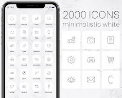 2000 Minimalistic White Black Ios 14