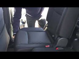 Nissan Rogue Rear Seating Adjustments