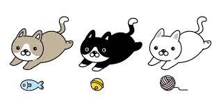 100 000 Japanese Cats Vector Images