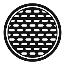 Drainage Manhole Icon Simple Vector