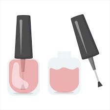 Nail Polish Icon Vector Ilration