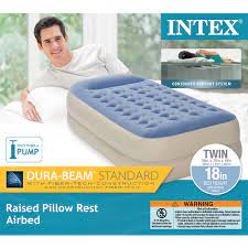 raised pillow rest air mattress twin