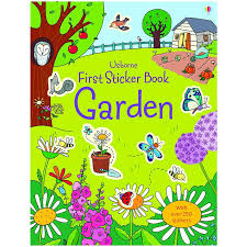 First Sticker Book Garden Usborne