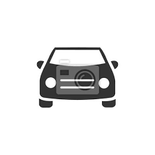 Car Monochrome Icon Template Black