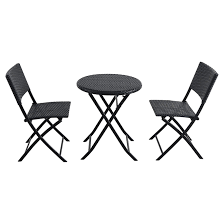 Folding Chairs Steel Wicker Frs70575