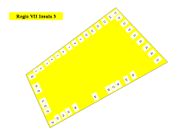 Pompeii Regio Vii 7 Insula 3 Plan Of