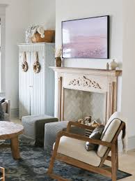 Diy Faux Fireplace Mantel With Samsung