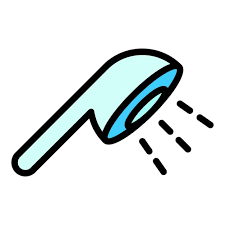 Shower Head Droplet Icon Outline Shower