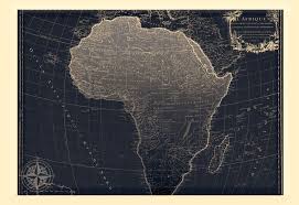 Maps Of Africa Posters Wall Art